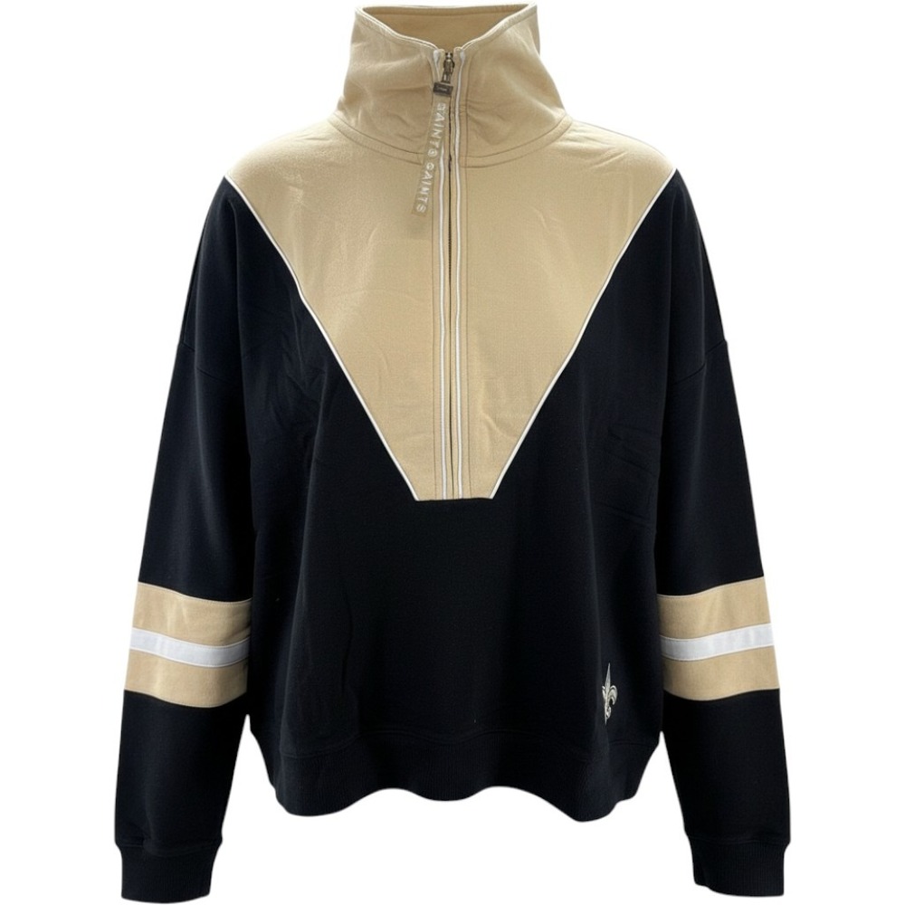 WEAR by Erin Andrews New Orleans Saints NFL Quarter Zip Sweatshirt XXL NEW